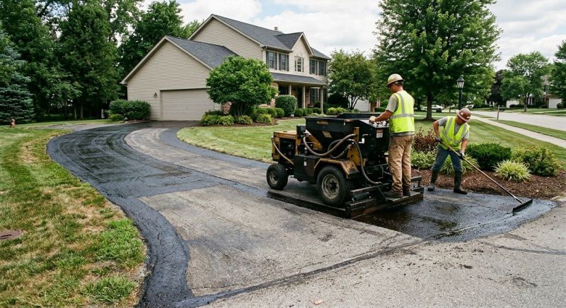Asphalt Driveway Sealing in Grand Rapids, MI