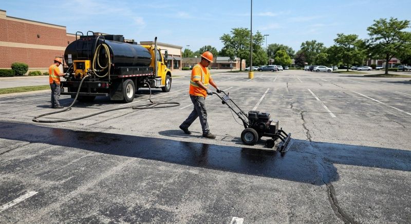Asphalt Parking Lot Sealing in Denver, CO