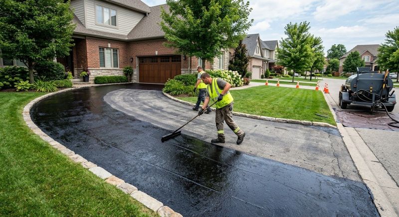 Blacktop Sealcoating in Greenville, SC