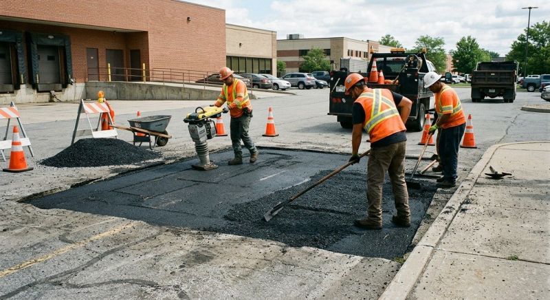 Church Parking Lot Repair in Savannah, GA