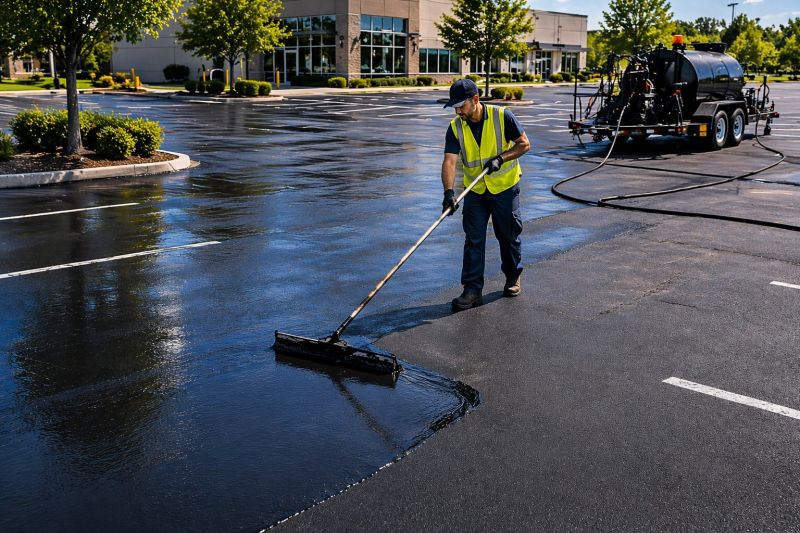 Church Parking Lot Sealcoating in Denver, CO