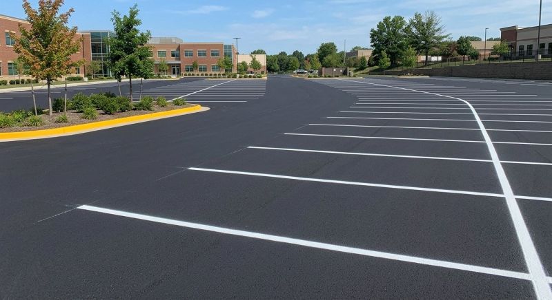 Church Parking Lot Striping in Suwanee, GA