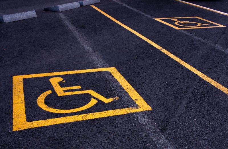Disability Parking Marking in Alpharetta, GA