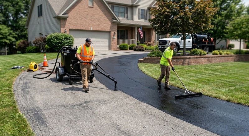 Driveway Slurry Sealing in Columbus, OH
