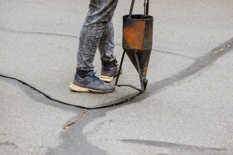 Hot Tar Driveway Sealing in Miami Dade County, FL