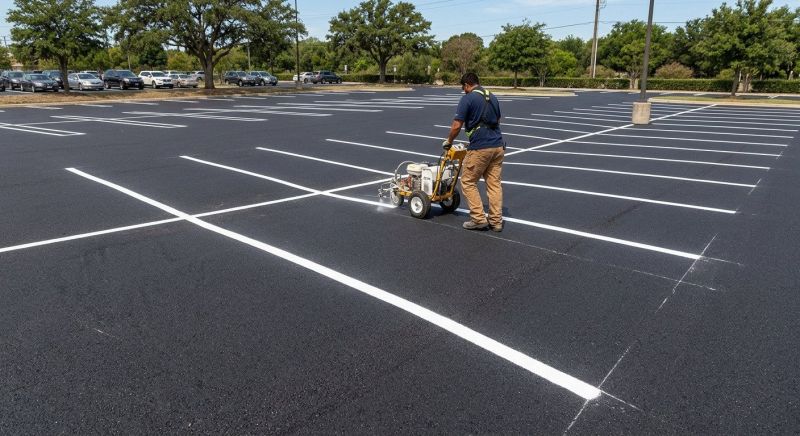 Line Striping Service in Suwanee, GA