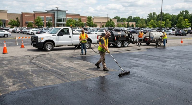 Parking Lot Sealcoating in San Antonio, TX