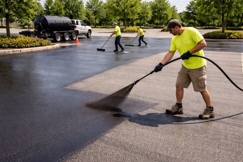 Parking Lot Sealcoating in Sarasota, FL