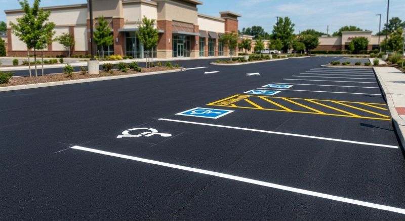Parking Space Marking in Alpharetta, GA