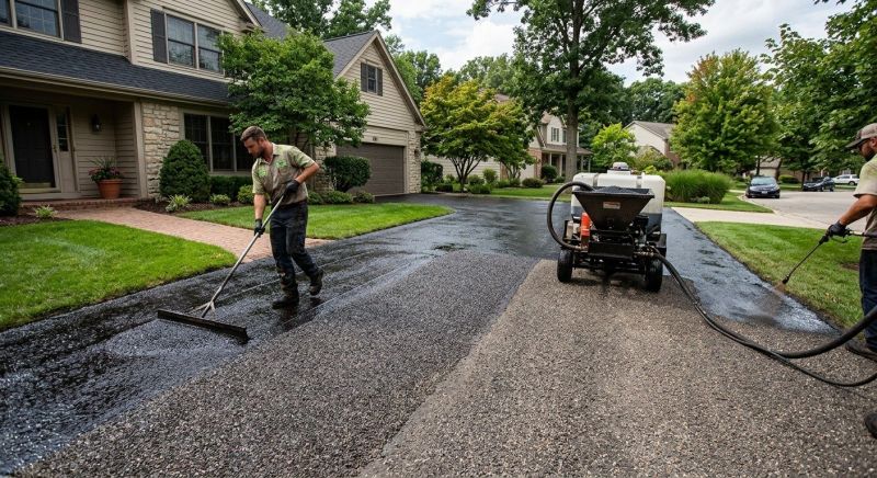 Residential Driveway Sealcoating in San Antonio, TX