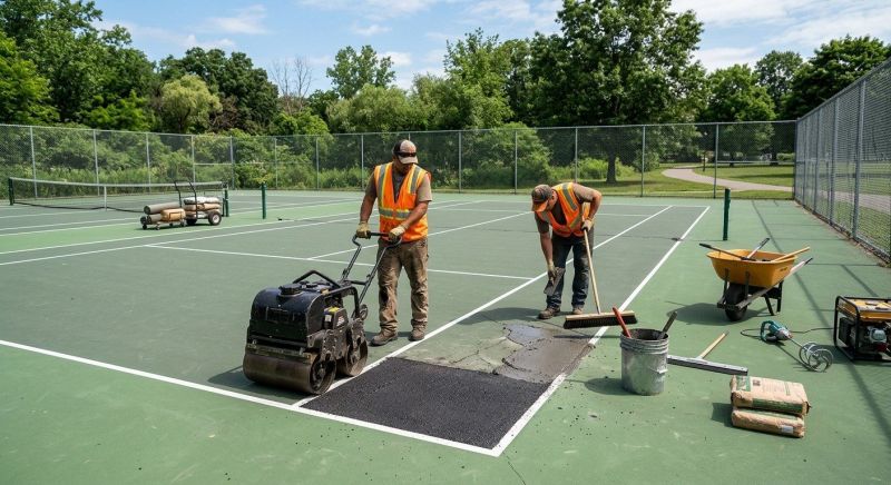 Tennis Court Repair Service in Denver, CO