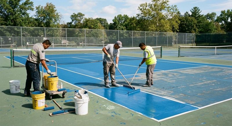 Tennis Court Repair Service in Fort Myers, FL