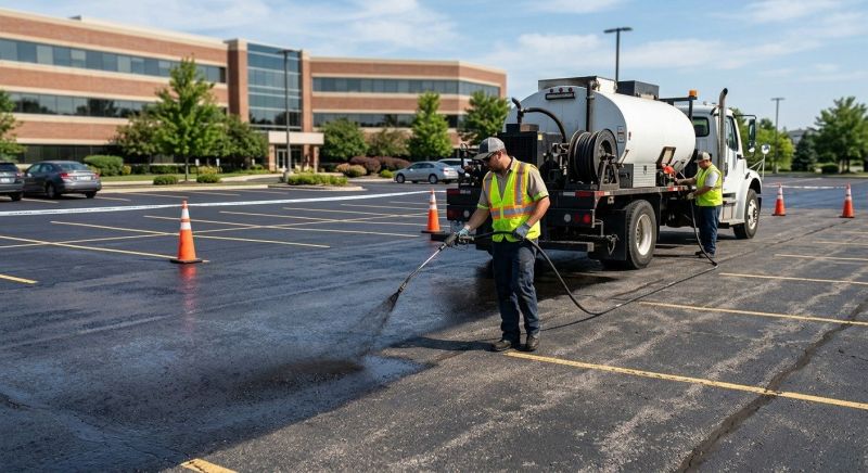 Commercial Parking Lot Sealing in Tampa, FL