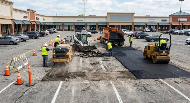 Parking Lot Repair in Savannah, GA